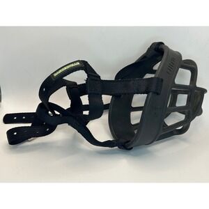 Baskerville Ultra Muzzle Size 5 Black Dog Basket Muzzle Adjustable Safety Straps